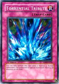 Torrential Tribute SD4-EN030 card from Structure Deck: Fury from the Deep