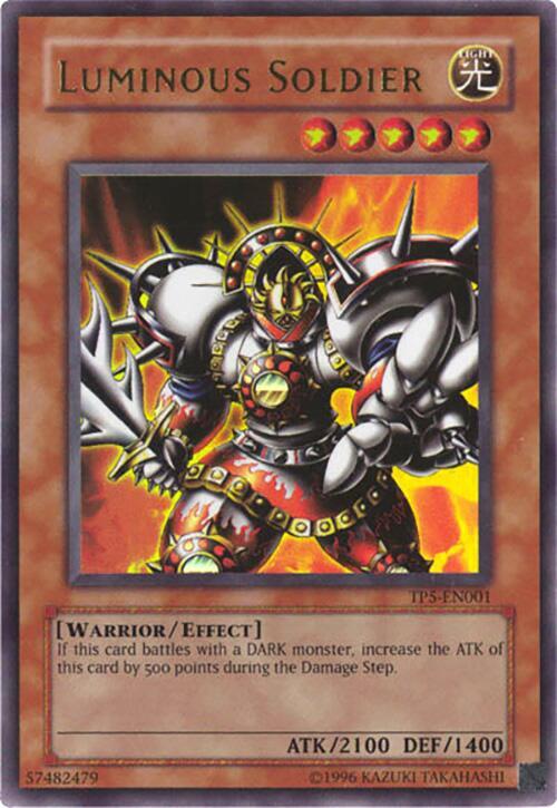 Luminous Soldier TP5-EN001 card from Tournament Pack 5