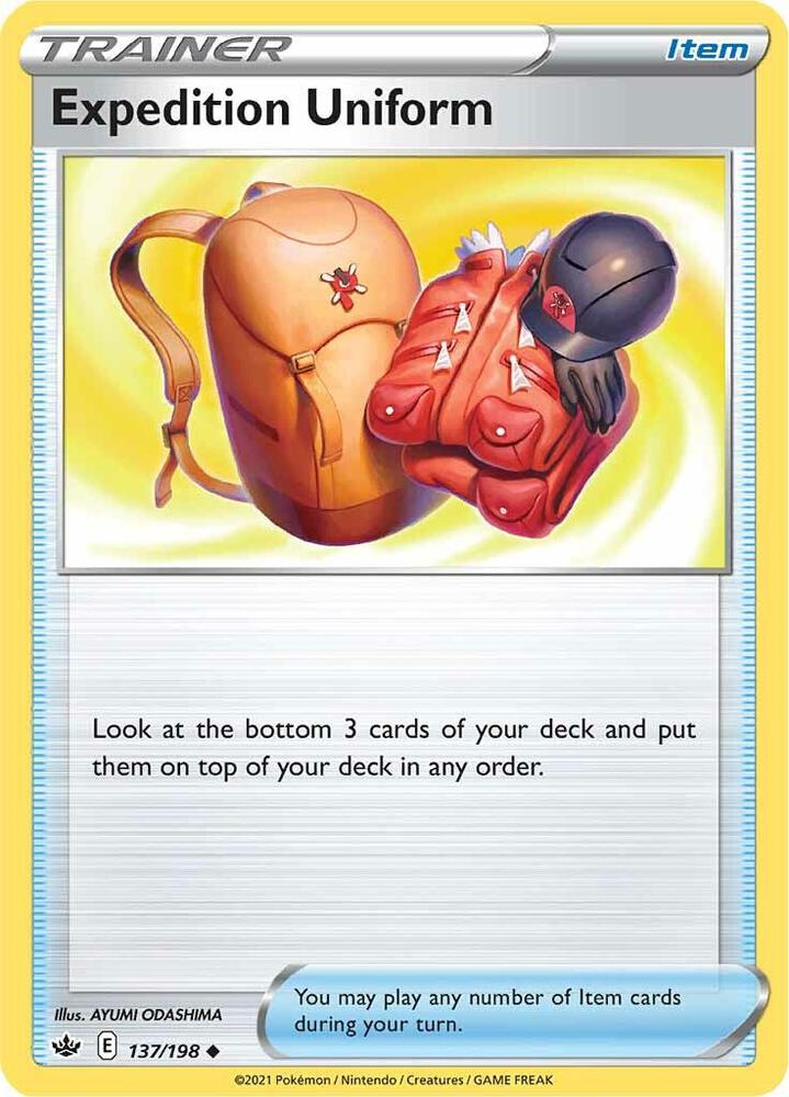 Expedition Uniform 137/198 card from SWSH06: Chilling Reign