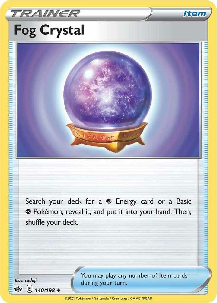 Fog Crystal 140/198 card from SWSH06: Chilling Reign