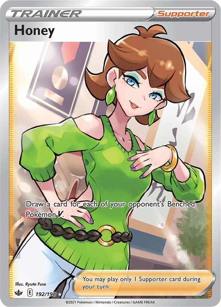 Honey (Full Art) 192/198 card from SWSH06: Chilling Reign