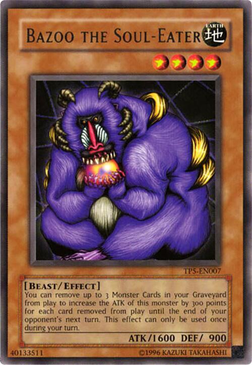 Bazoo the Soul-Eater TP5-EN007 card from Tournament Pack 5