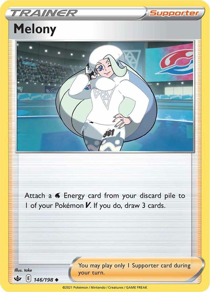 Melony 146/198 card from SWSH06: Chilling Reign