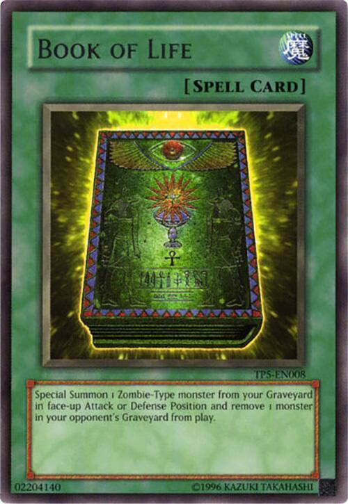 Book of Life TP5-EN008 card from Tournament Pack 5