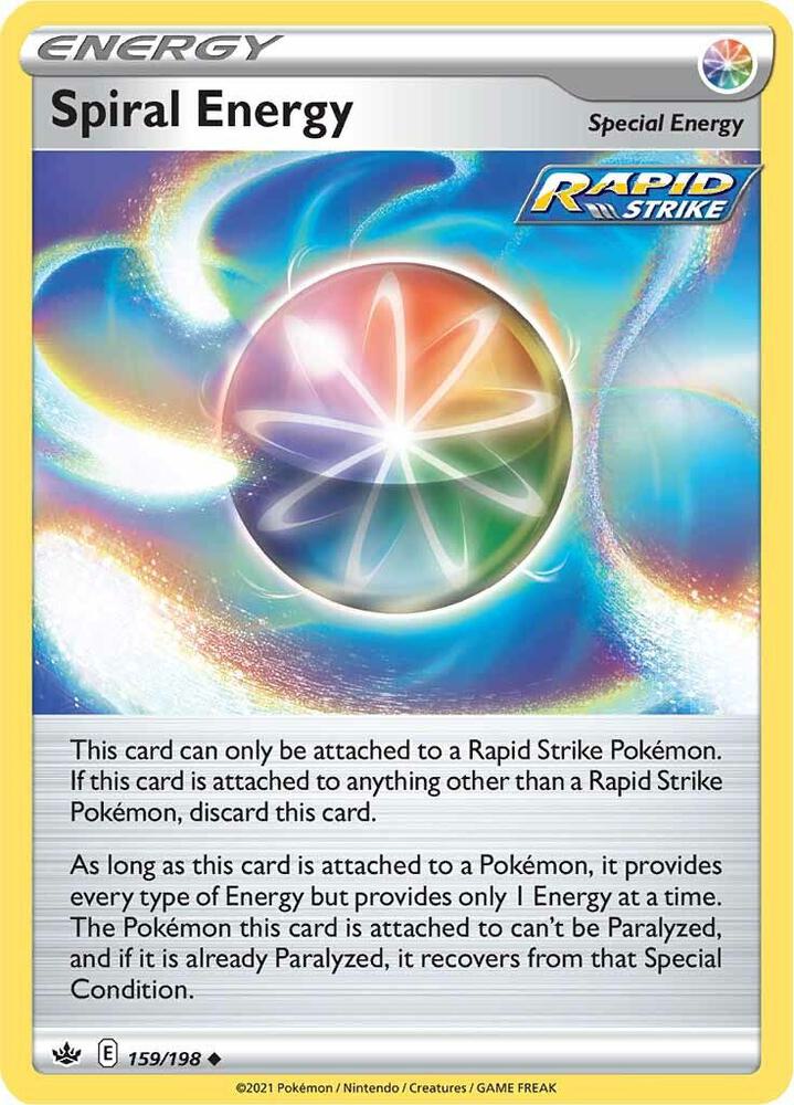 Spiral Energy 159/198 card from SWSH06: Chilling Reign