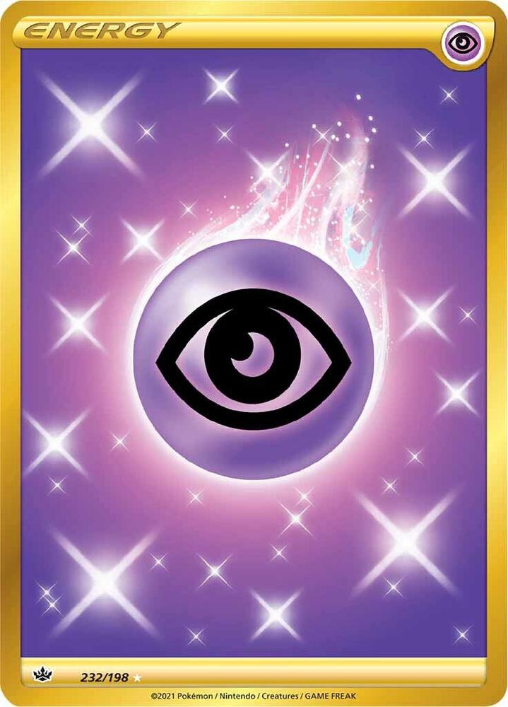 Psychic Energy (Secret) 232/198 card from SWSH06: Chilling Reign