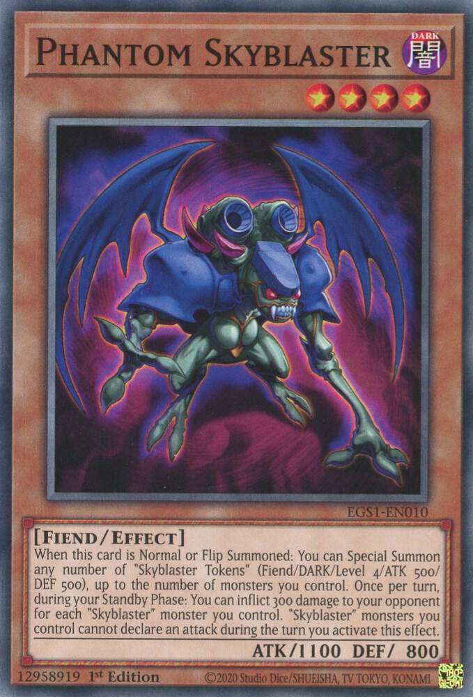 Phantom Skyblaster EGS1-EN010 card from Egyptian God Deck: Slifer the Sky Dragon