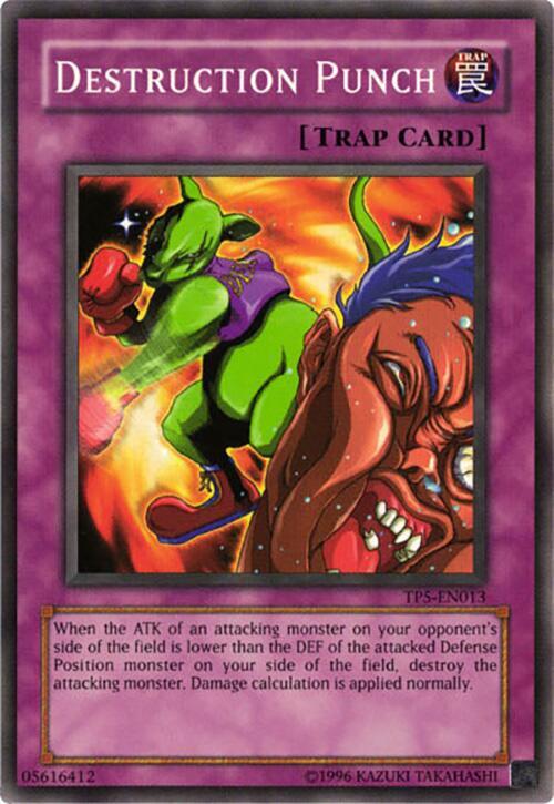 Destruction Punch TP5-EN013 card from Tournament Pack 5