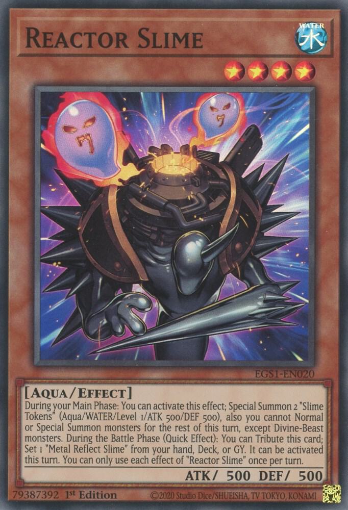 Reactor Slime EGS1-EN020 card from Egyptian God Deck: Slifer the Sky Dragon
