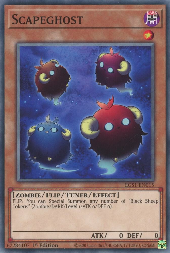 Scapeghost EGS1-EN015 card from Egyptian God Deck: Slifer the Sky Dragon