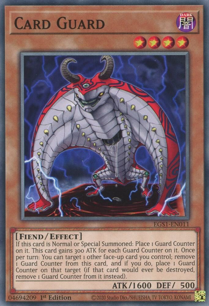 Card Guard EGS1-EN011 card from Egyptian God Deck: Slifer the Sky Dragon