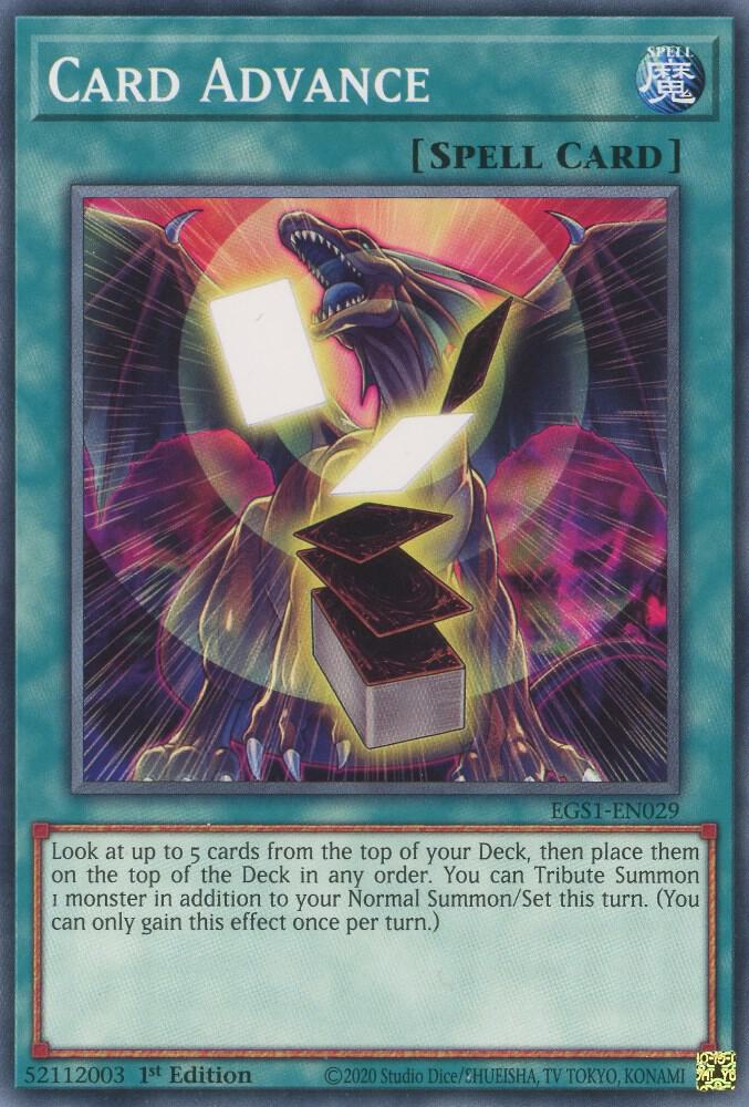 Card Advance EGS1-EN029 card from Egyptian God Deck: Slifer the Sky Dragon