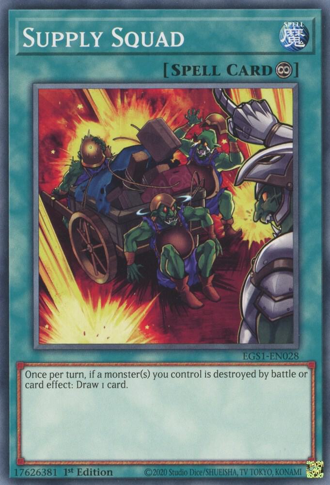 Supply Squad EGS1-EN028 card from Egyptian God Deck: Slifer the Sky Dragon