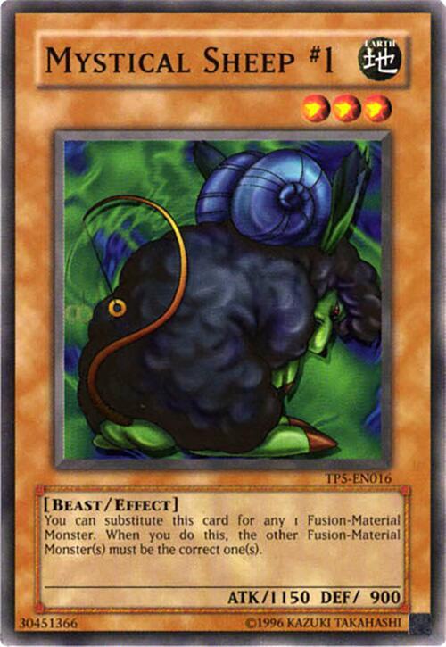 Mystical Sheep #1 TP5-EN016 card from Tournament Pack 5