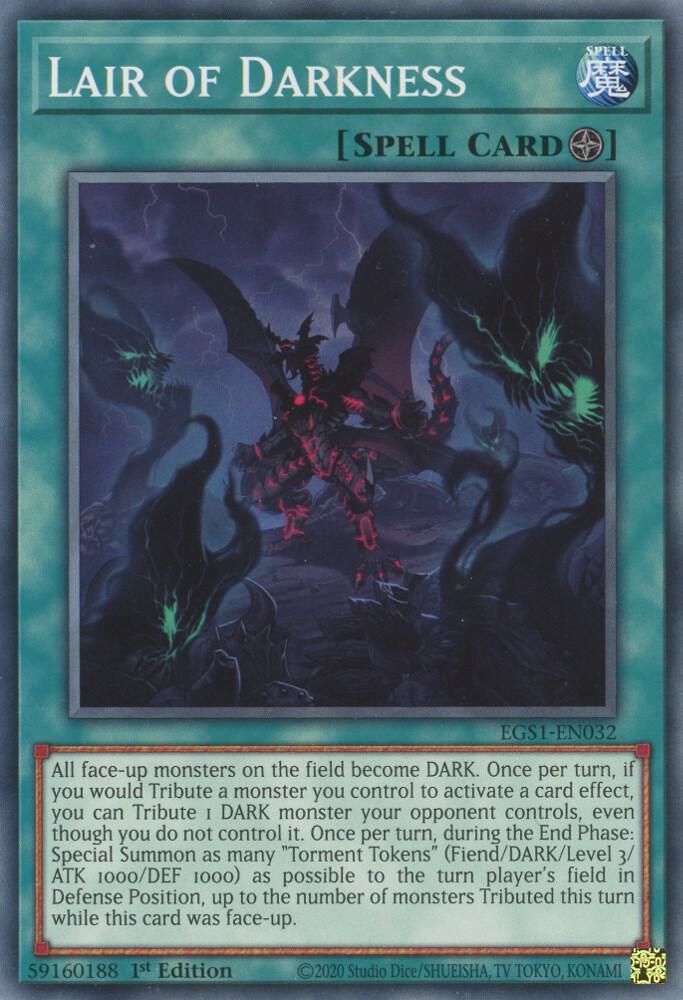 Lair of Darkness EGS1-EN032 card from Egyptian God Deck: Slifer the Sky Dragon