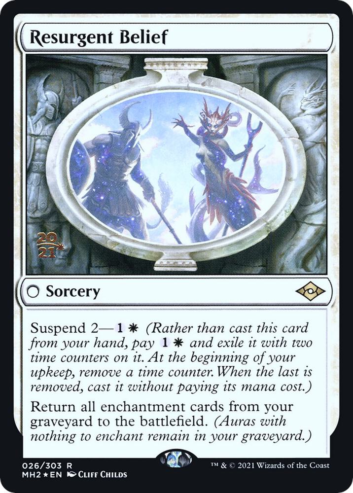 Resurgent Belief 26 card from Prerelease Cards