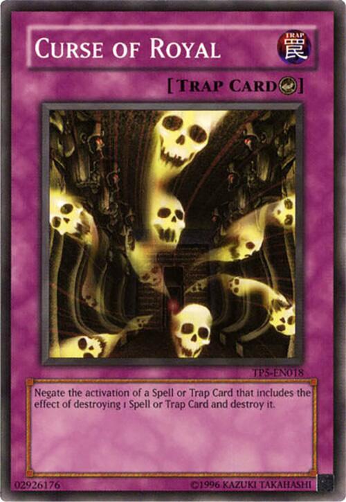 Curse of Royal TP5-EN018 card from Tournament Pack 5