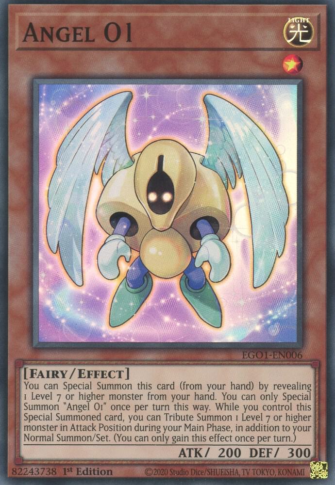 Angel O1 EGO1-EN006 card from Egyptian God Deck: Obelisk the Tormentor