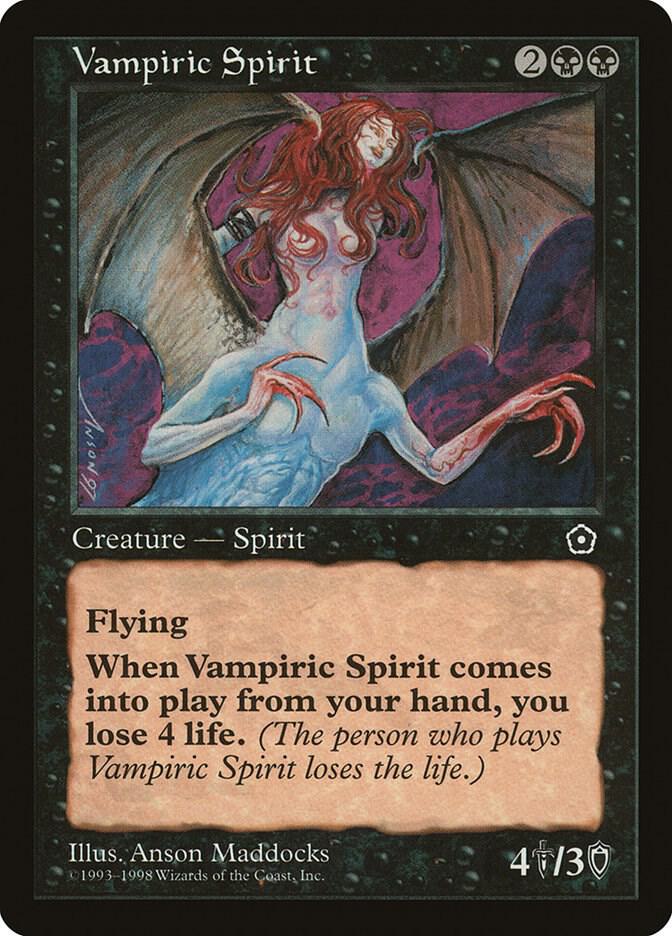 Vampiric Spirit card from Portal Second Age