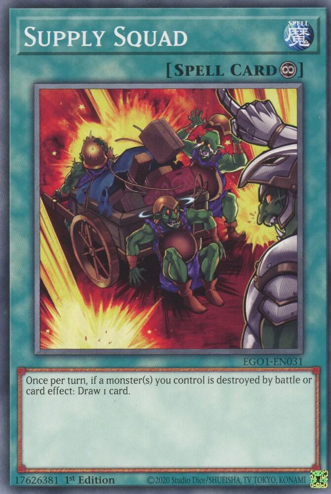 Supply Squad EGO1-EN031 card from Egyptian God Deck: Obelisk the Tormentor