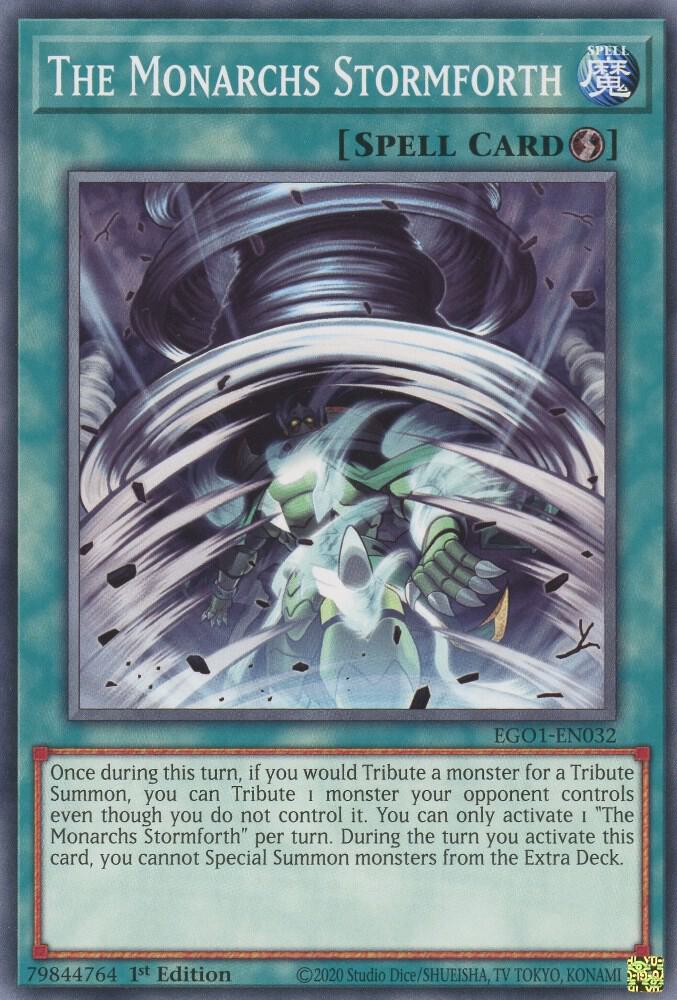 The Monarchs Stormforth EGO1-EN032 card from Egyptian God Deck: Obelisk the Tormentor