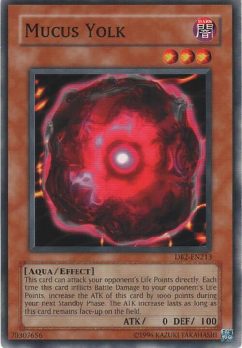Mucus Yolk DB2-EN213 card from Dark Beginning 2