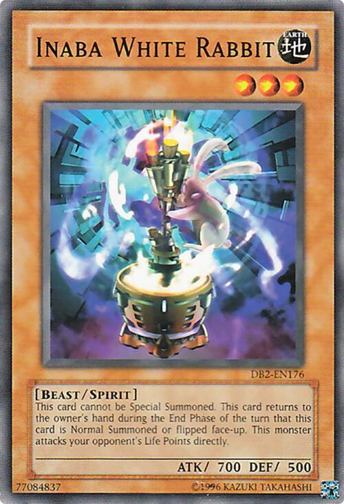 Inaba White Rabbit DB2-EN176 card from Dark Beginning 2