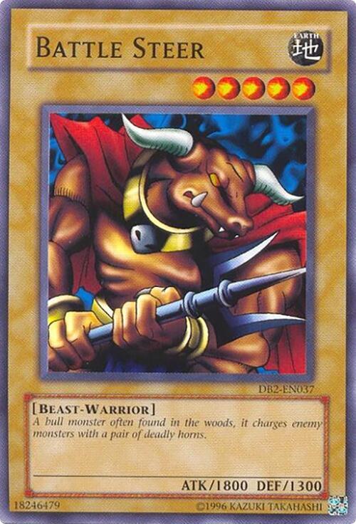 Battle Steer DB2-EN037 card from Dark Beginning 2