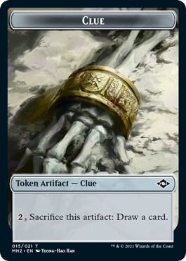Clue (015) // Bird Double-Sided Token 15 // 1 card from Modern Horizons 2