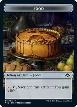 Food (017) // Bird Double-Sided Token 17 // 1 card from Modern Horizons 2