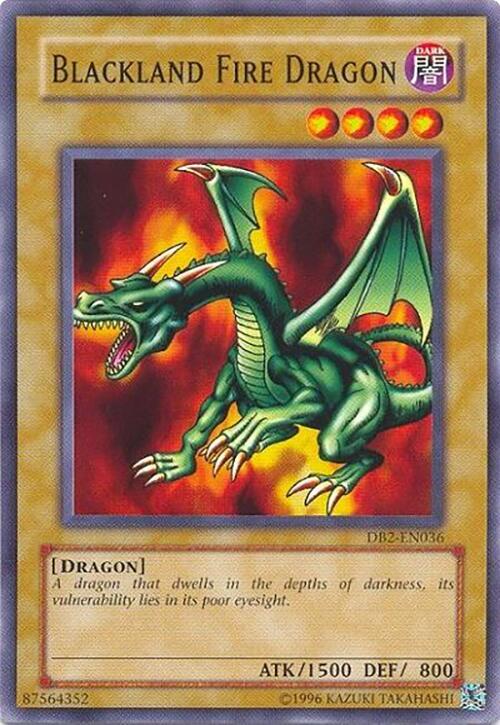Blackland Fire Dragon DB2-EN036 card from Dark Beginning 2