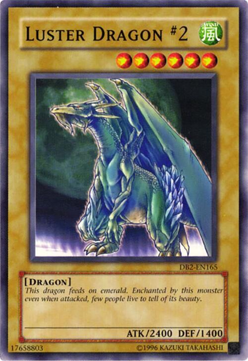 Luster Dragon #2 DB2-EN165 card from Dark Beginning 2
