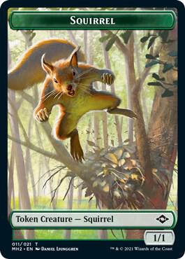 Squirrel // Insect Double-Sided Token 11 // 13 card from Modern Horizons 2