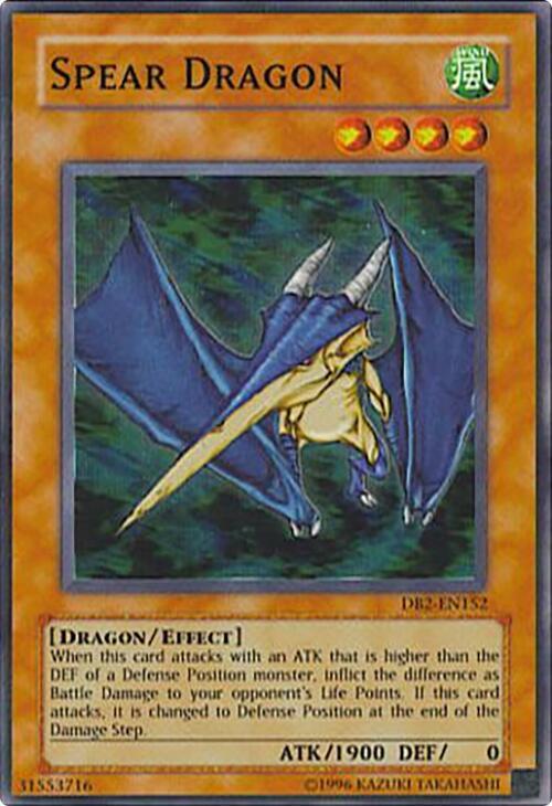 Spear Dragon DB2-EN152 card from Dark Beginning 2