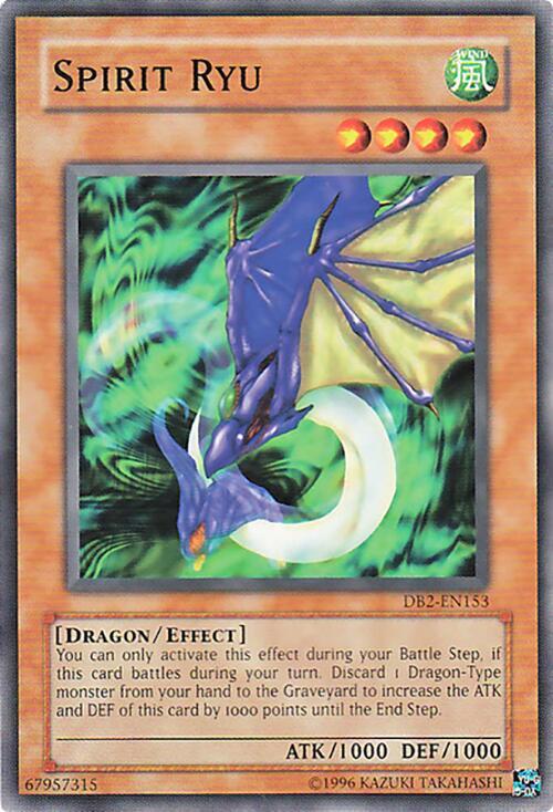 Spirit Ryu DB2-EN153 card from Dark Beginning 2