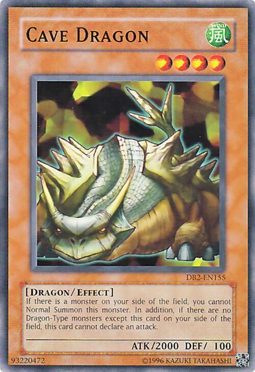 Cave Dragon DB2-EN155 card from Dark Beginning 2