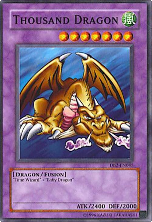 Thousand Dragon DB2-EN045 card from Dark Beginning 2