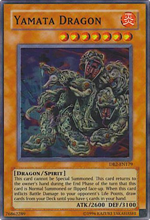 Yamata Dragon DB2-EN179 card from Dark Beginning 2