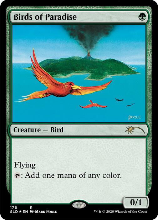 Birds of Paradise 176 card from Secret Lair Drop Series