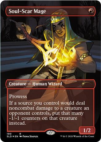 Soul-Scar Mage 190 card from Secret Lair Drop Series