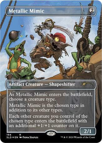 Metallic Mimic 194 card from Secret Lair Drop Series