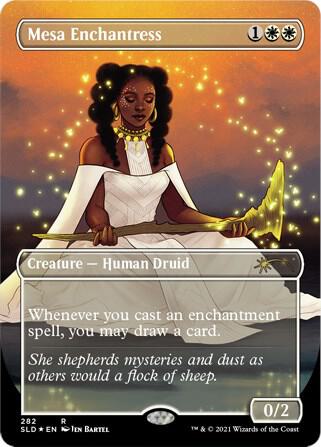 Mesa Enchantress 282 card from Secret Lair Drop Series