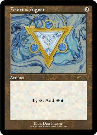 Azorius Signet 286 card from Secret Lair Drop Series