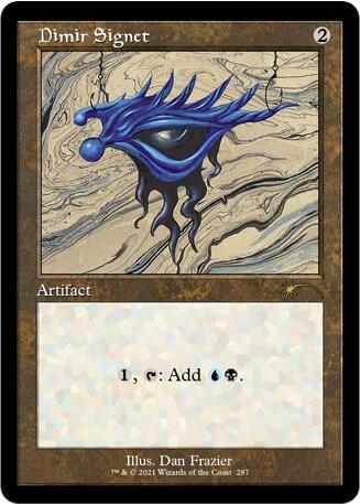 Dimir Signet 287 card from Secret Lair Drop Series