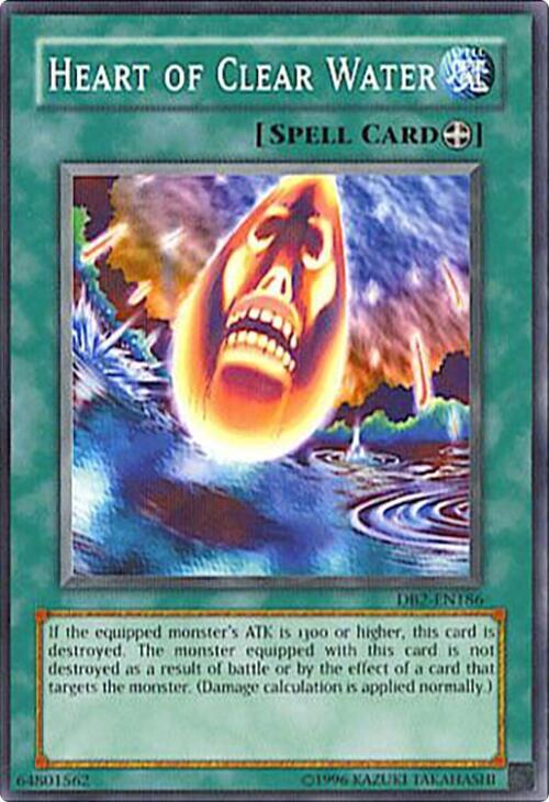 Heart of Clear Water DB2-EN186 card from Dark Beginning 2