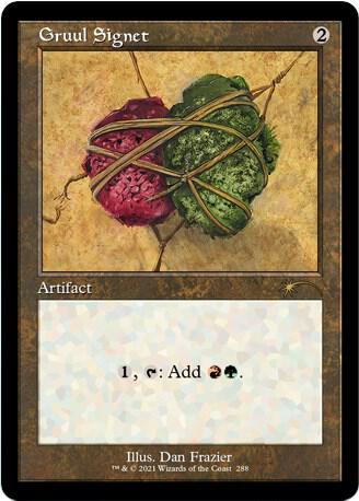 Gruul Signet 288 card from Secret Lair Drop Series