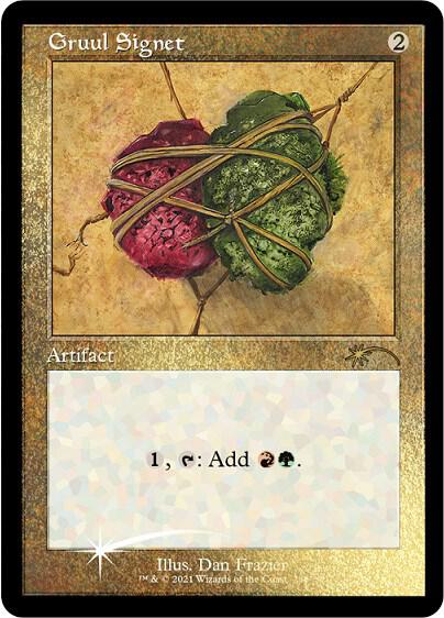 Gruul Signet (Foil Etched) 288 card from Secret Lair Drop Series