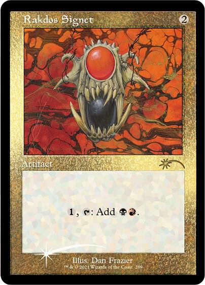 Rakdos Signet (Foil Etched) 289 card from Secret Lair Drop Series