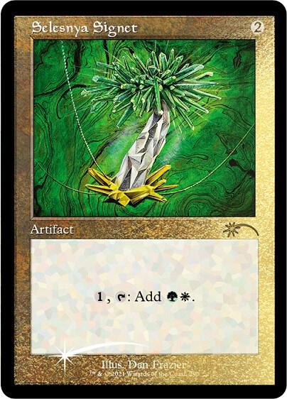 Selesnya Signet (Foil Etched) 290 card from Secret Lair Drop Series