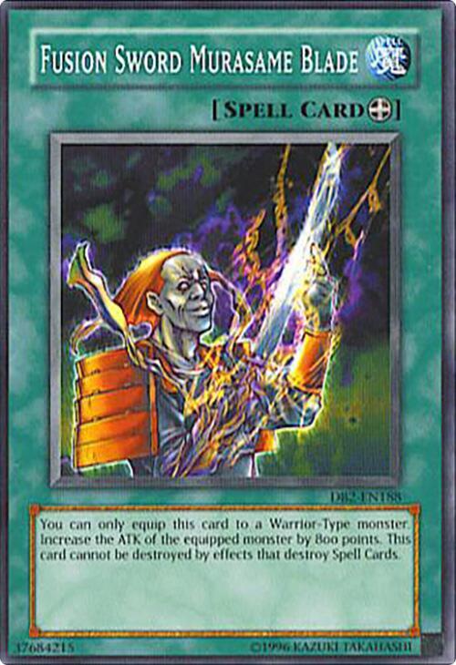 Fusion Sword Murasame Blade DB2-EN188 card from Dark Beginning 2